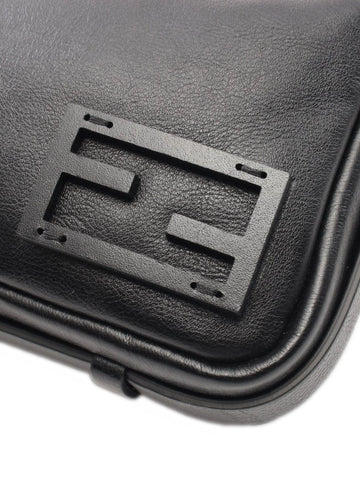 Fendi Black Leather Crossbody Bag for Men