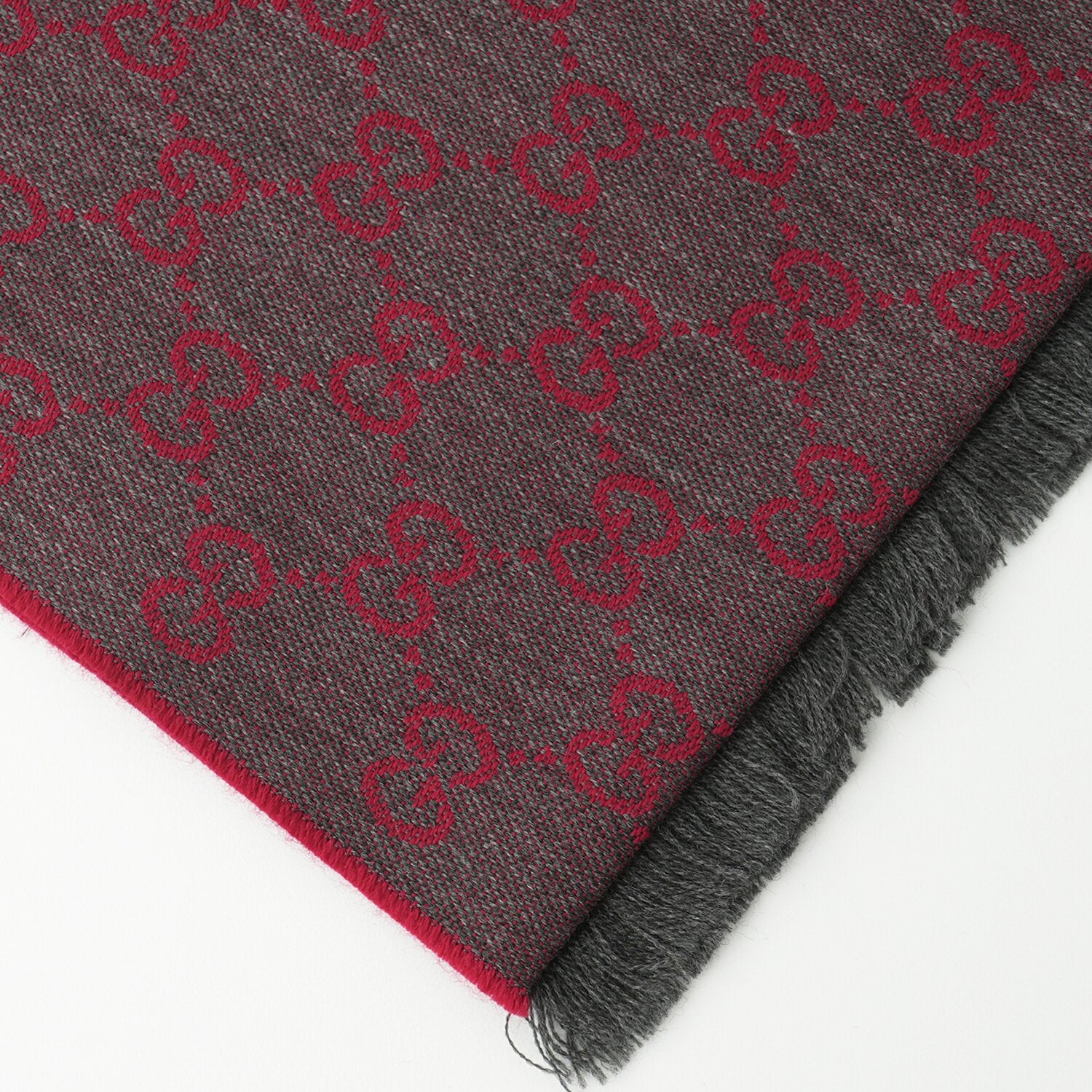 Gucci GG Pattern Knitted Scarf