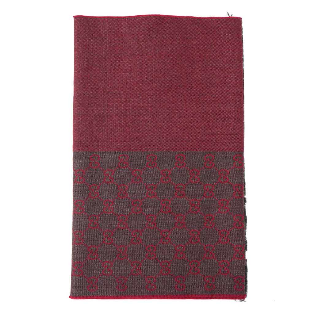 Gucci GG Pattern Knitted Scarf