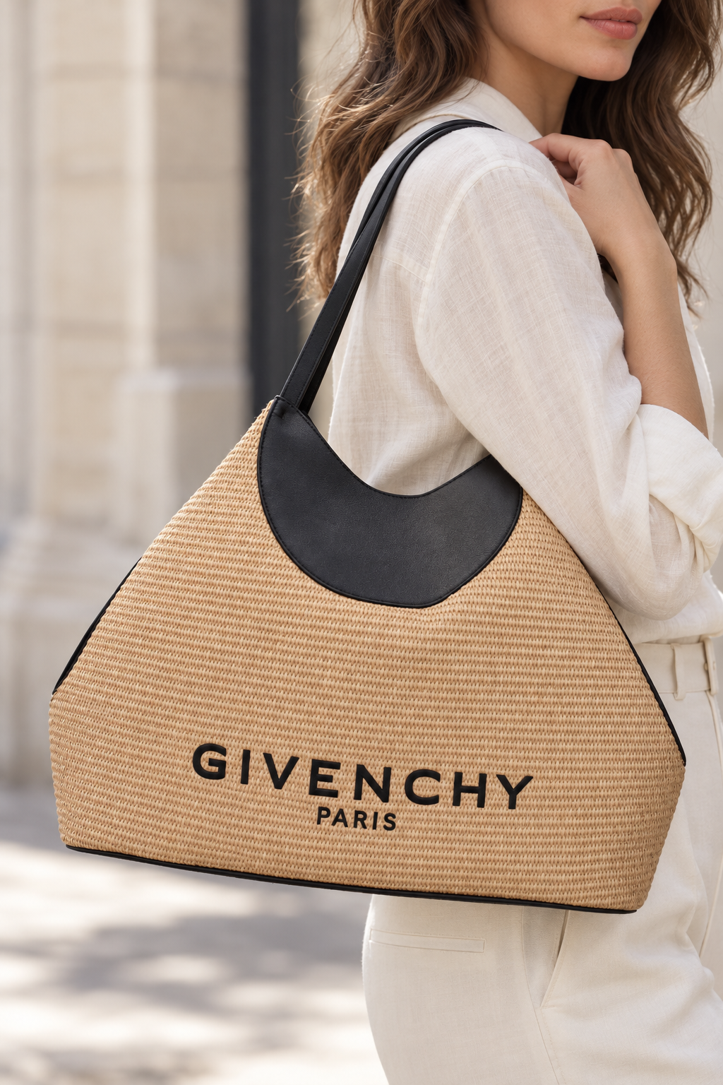 Givenchy Tote Bag – Beige / Nero — lifestyle