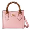 Gucci Diana Small Pink Leather Tote Bag with Bamboo Handles