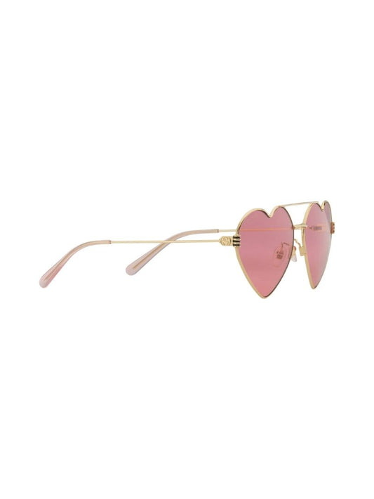 Gucci Gold Metal Sunglasses