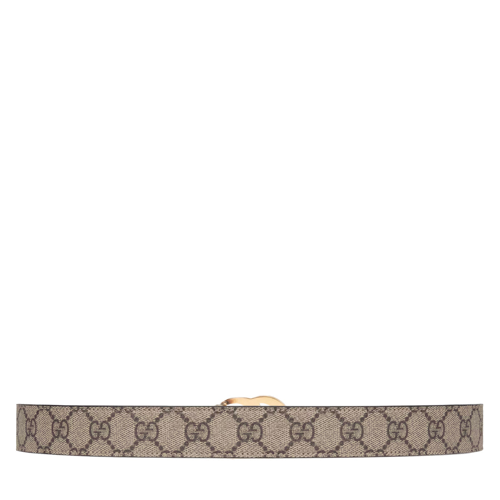 Gucci Reversible GG Marmont Canvas & Leather Belt – 3cm