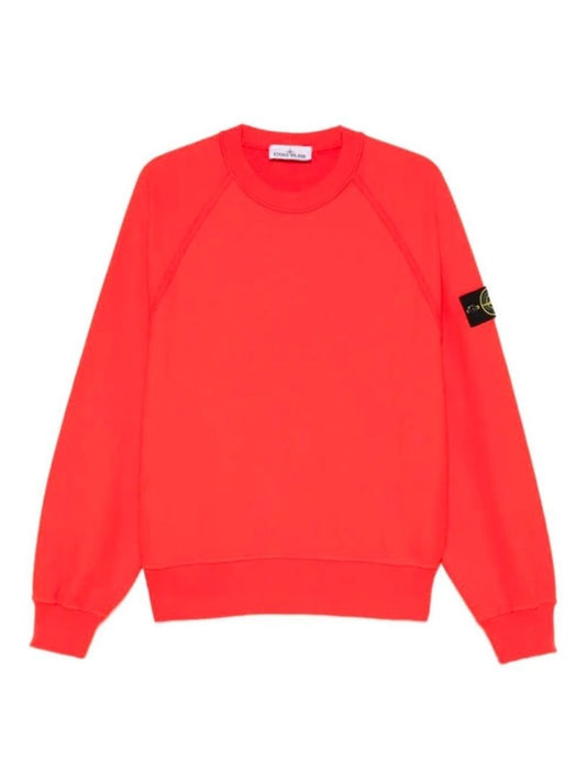 Stone Island Red Cotton Sweatshirt