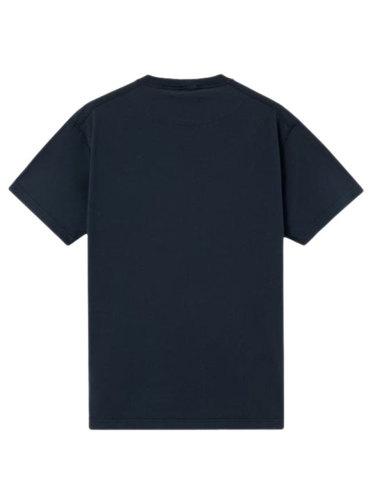 Stone Island Blue Cotton T-Shirt