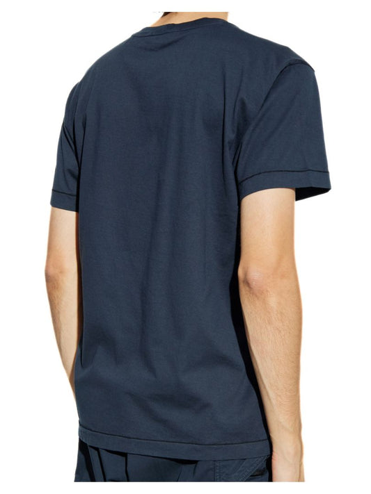 Stone Island Cotton T-Shirt – Blue