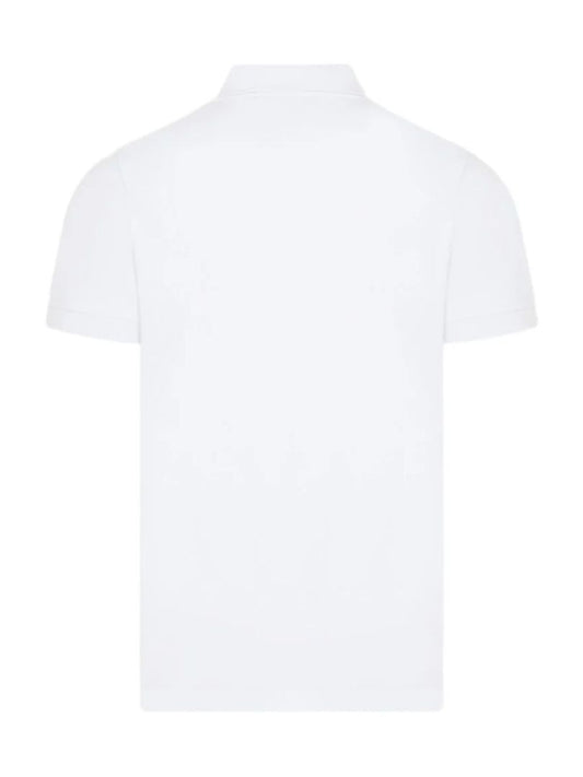 Stone Island White Cotton Polo Shirt