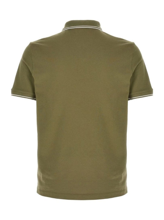 Stone Island Military Green Cotton Polo Shirt