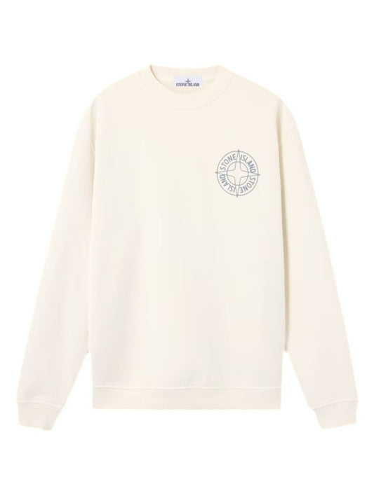 Stone Island Cotton Sweatshirt – Ivory