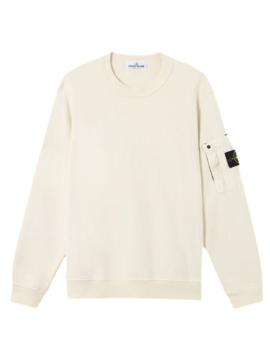 Stone Island Cotton Sweatshirt – Ivory