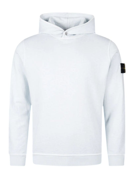 Stone Island Sky Blue Cotton Sweatshirt