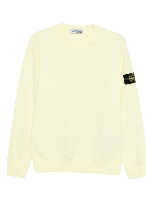 Stone Island Cotton Sweatshirt – Pastel Yellow