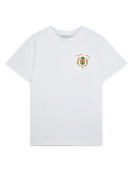 Casablanca Cotton T-Shirt – White