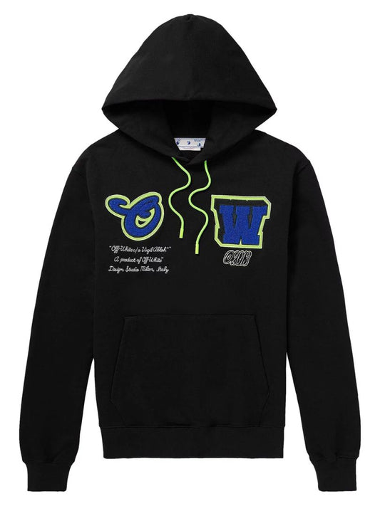 Off-White Black and Blue Cotton Sweatshirt