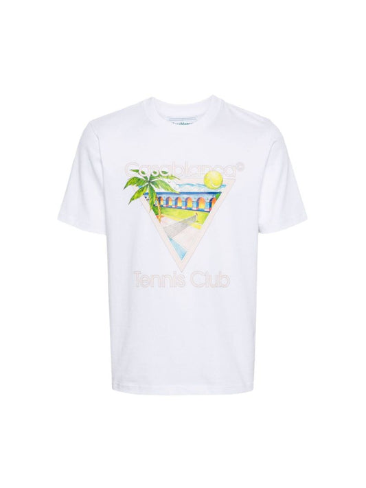 Casablanca White Cotton T-Shirt