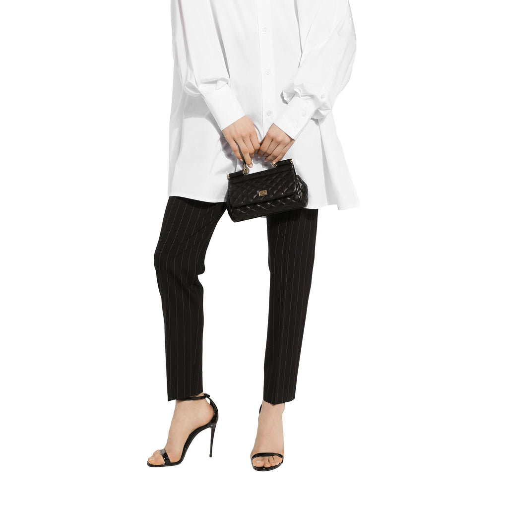 Dolce & Gabbana Small Sicily Handbag – Black