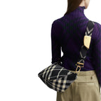 Burberry Medium Shield Messenger Bag – Black Ivory