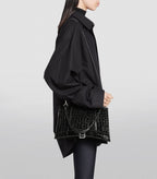 Balenciaga Medium Leather Hourglass Top-Handle Bag