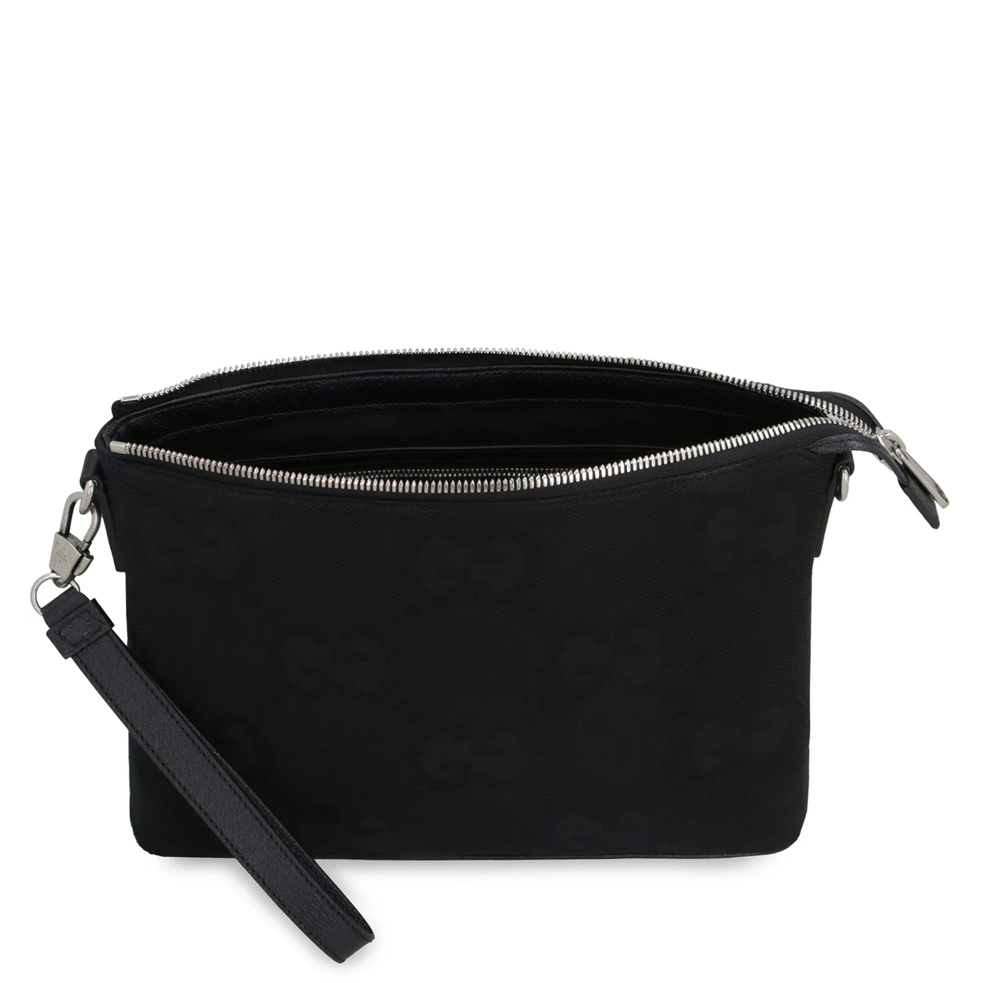 Gucci Jumbo GG Medium Messenger Bag Black