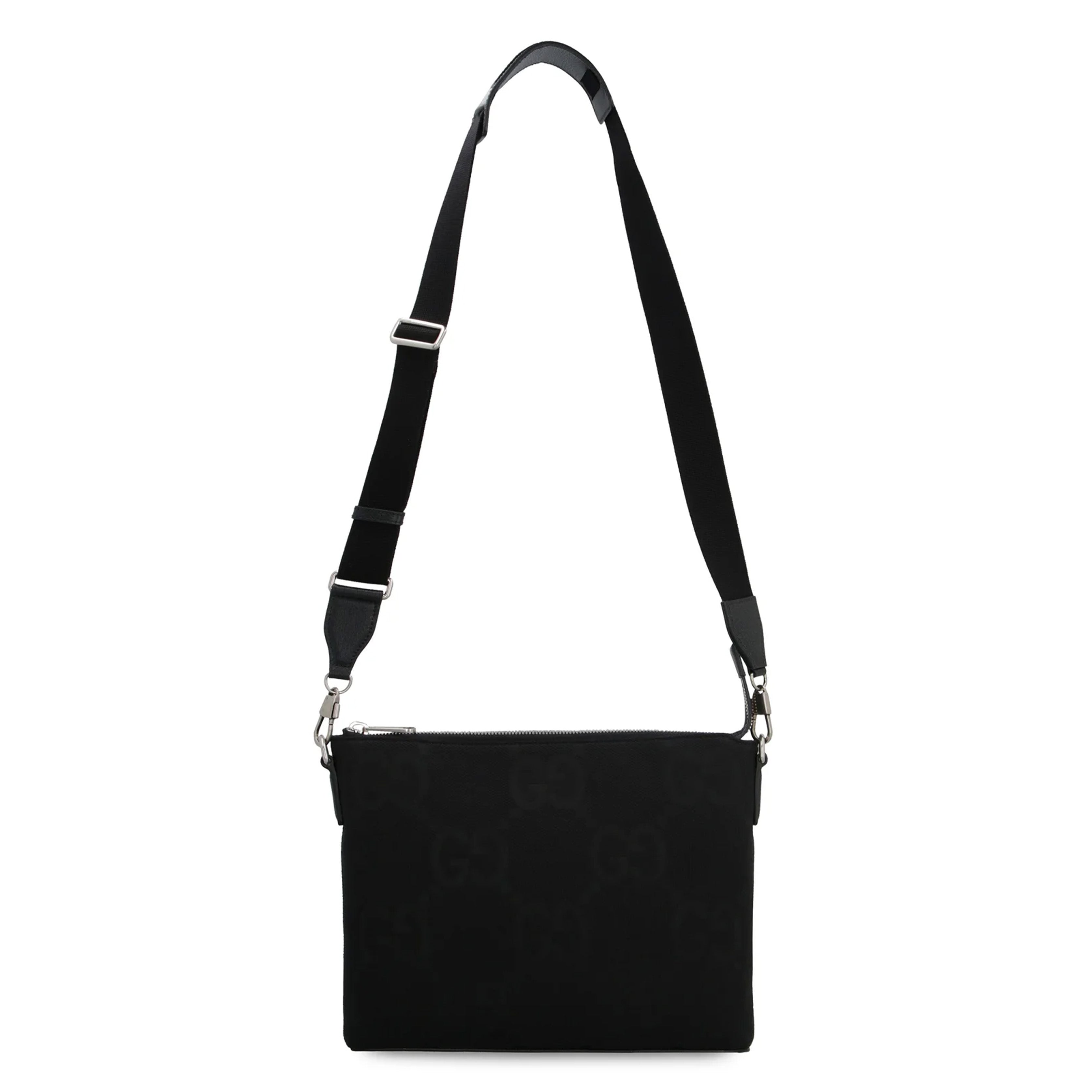 Gucci Jumbo GG Medium Messenger Bag Black
