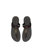 YSL CASSANDRE slides in smooth leather